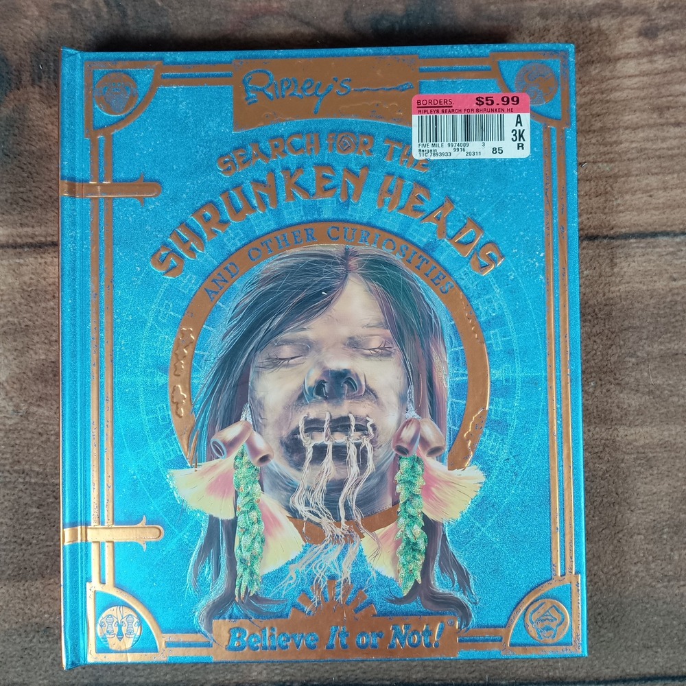 Ripley's Search for the Shrunken Heads Other Curiosities Believe It or Not Book